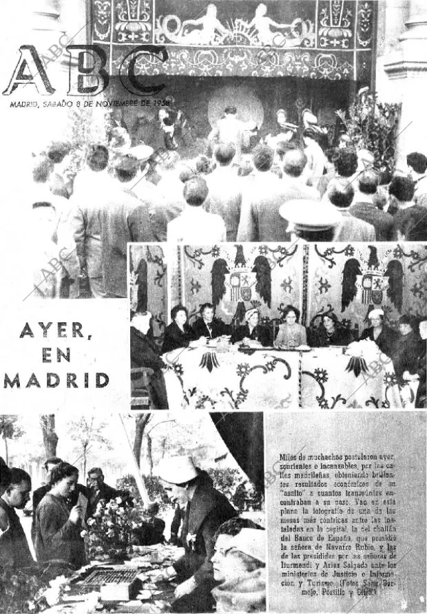 ABC MADRID 08-11-1958 página 1