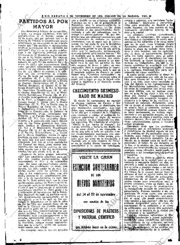 ABC MADRID 08-11-1958 página 40