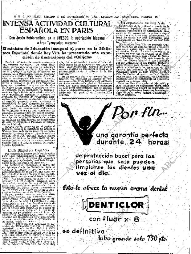 ABC SEVILLA 08-11-1958 página 17