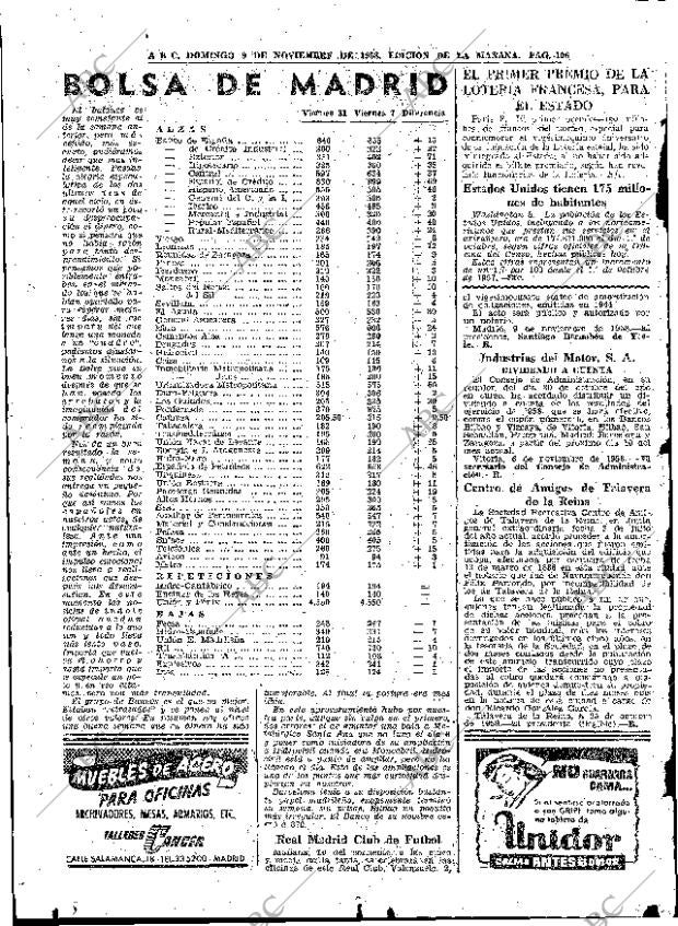 ABC MADRID 09-11-1958 página 106