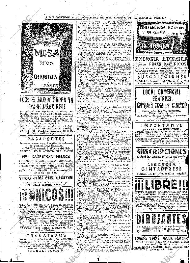 ABC MADRID 09-11-1958 página 110