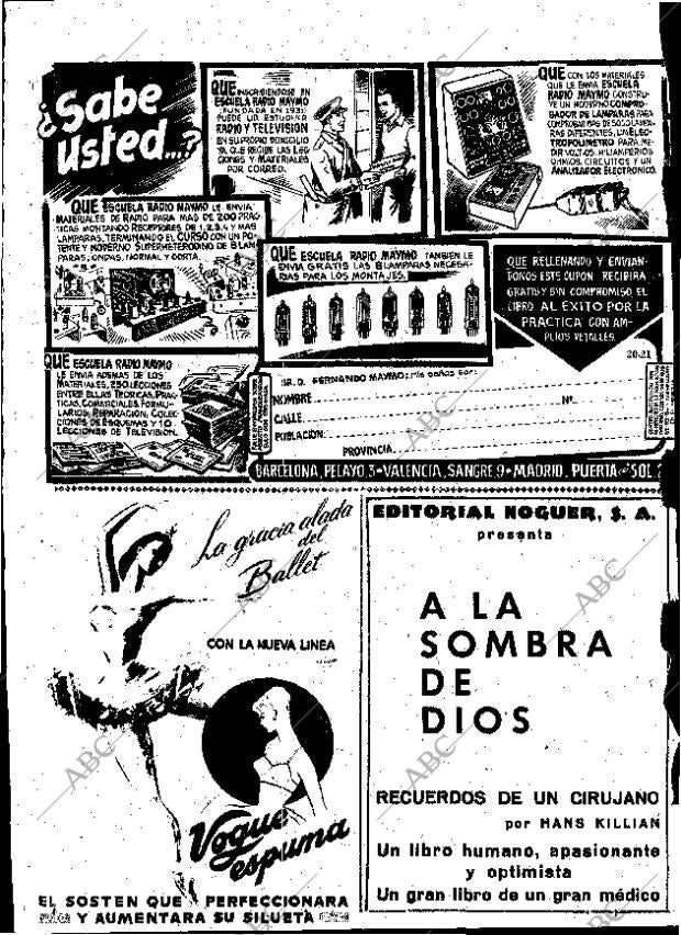 ABC MADRID 09-11-1958 página 58