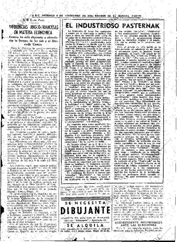 ABC MADRID 09-11-1958 página 81