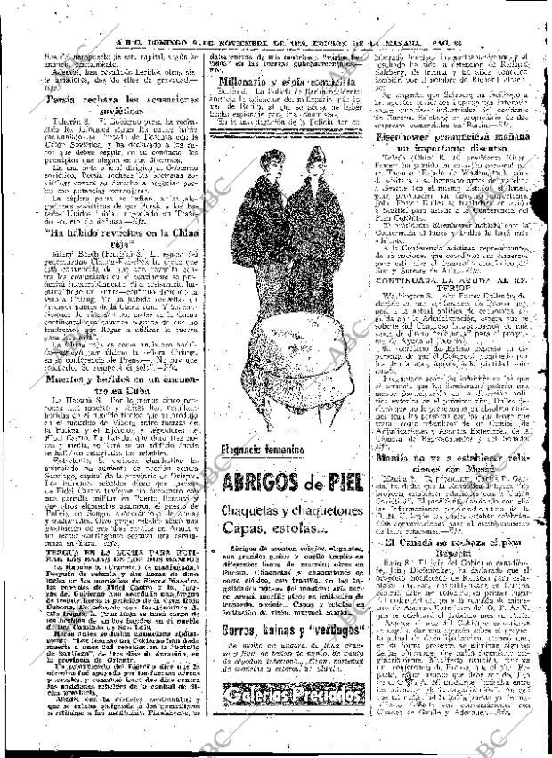 ABC MADRID 09-11-1958 página 86