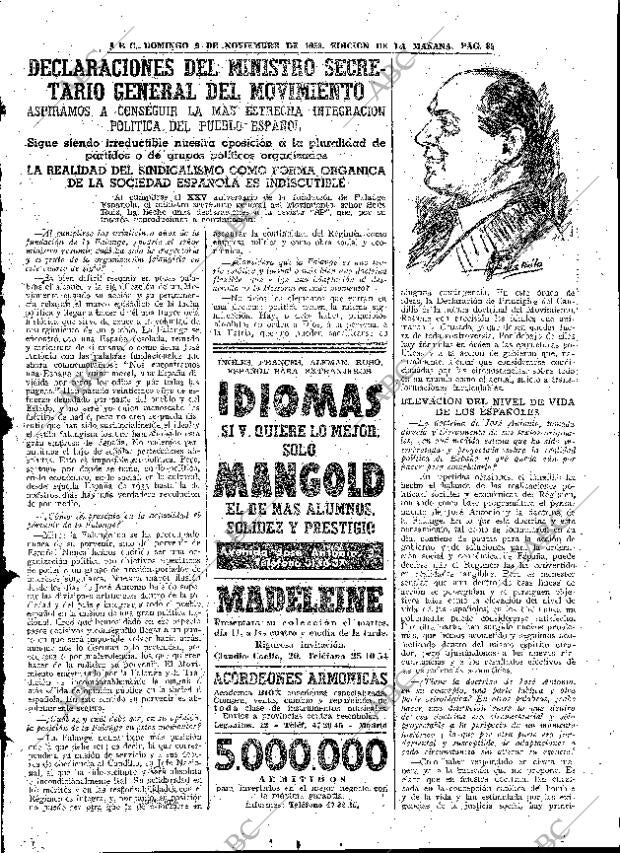 ABC MADRID 09-11-1958 página 89
