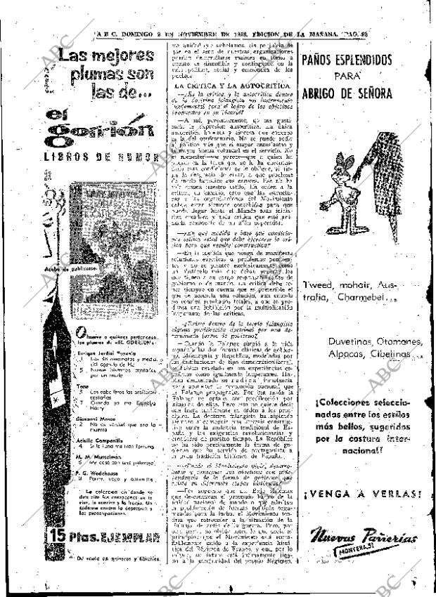 ABC MADRID 09-11-1958 página 92