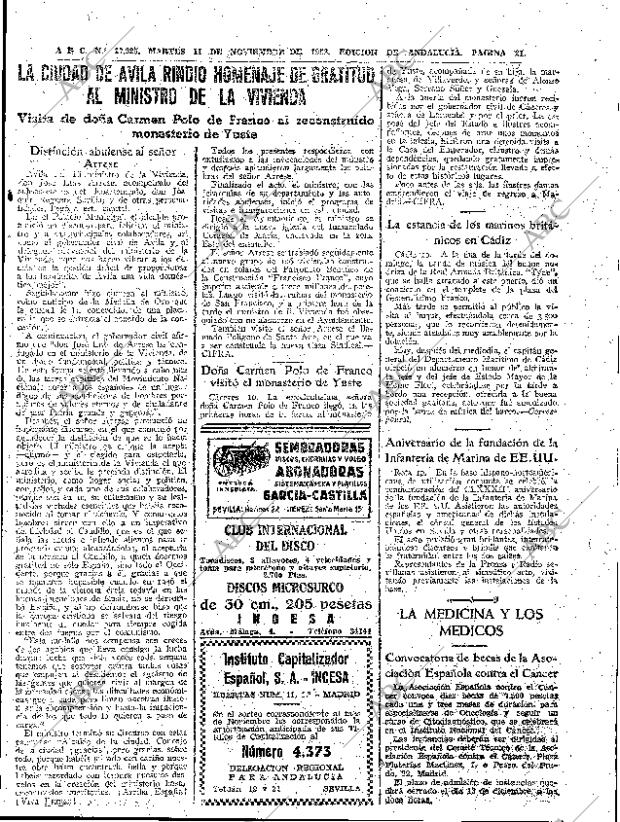 ABC SEVILLA 11-11-1958 página 21