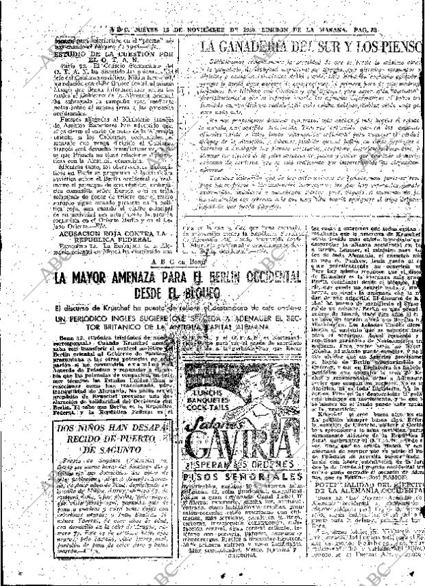ABC MADRID 13-11-1958 página 32