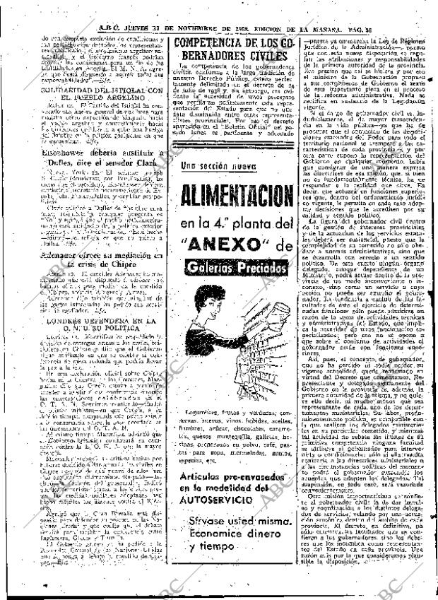 ABC MADRID 13-11-1958 página 38