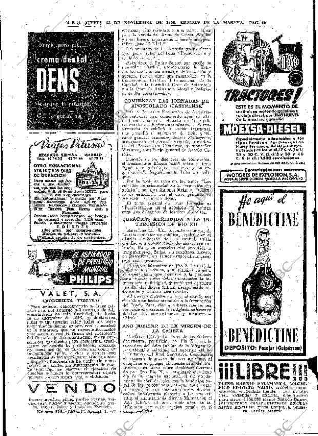 ABC MADRID 13-11-1958 página 40