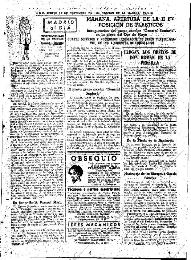 ABC MADRID 13-11-1958 página 51