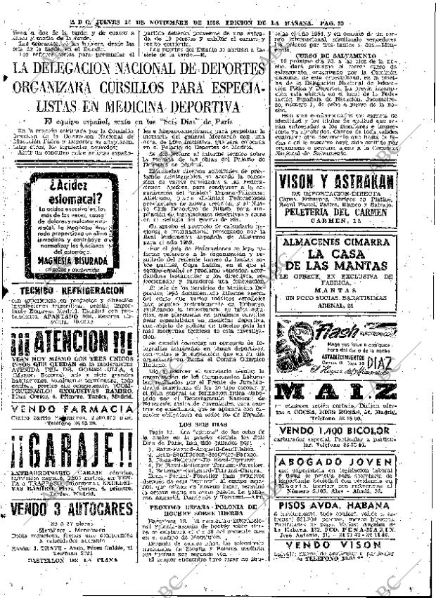 ABC MADRID 13-11-1958 página 59