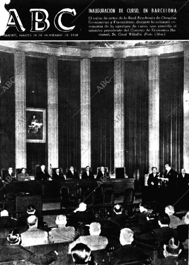 ABC MADRID 18-11-1958 página 1