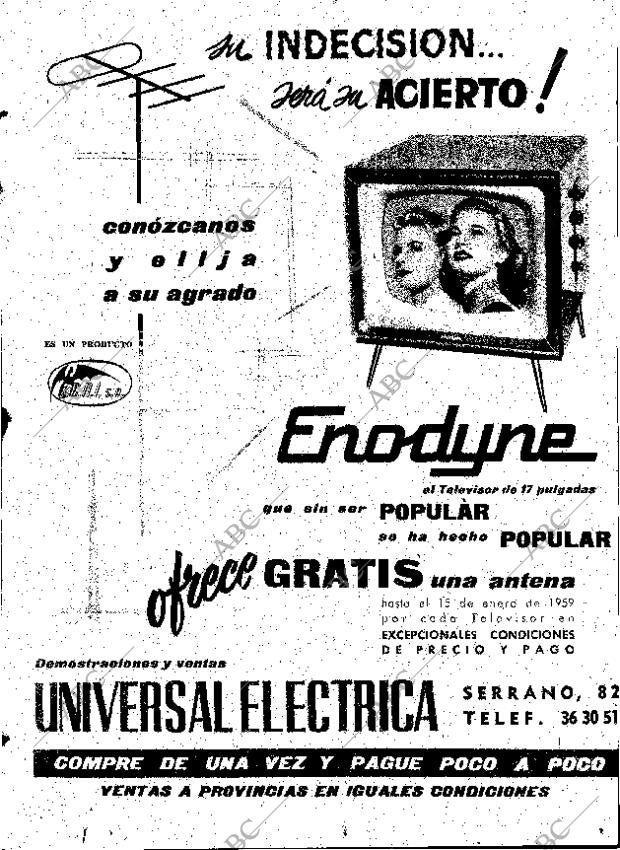ABC MADRID 18-11-1958 página 27