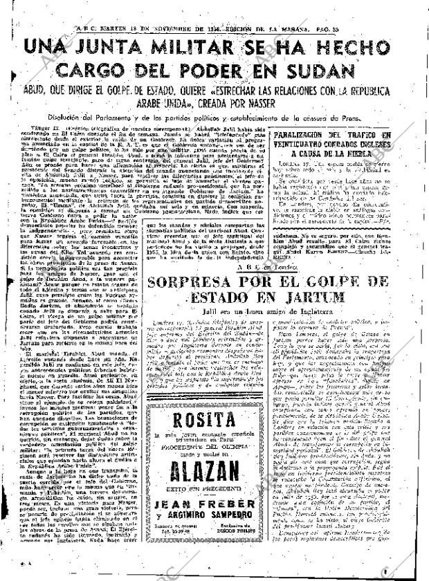 ABC MADRID 18-11-1958 página 35