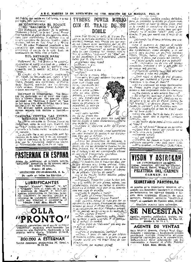 ABC MADRID 18-11-1958 página 46