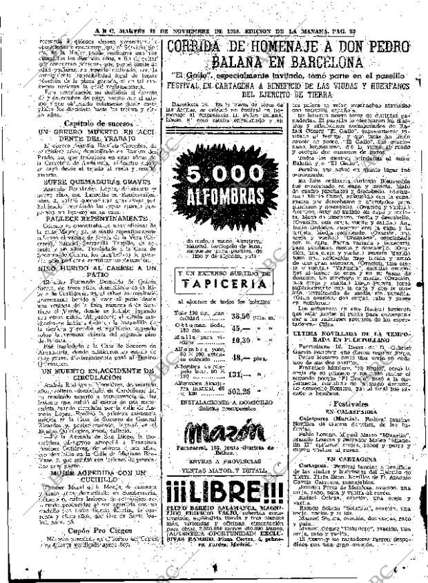 ABC MADRID 18-11-1958 página 52
