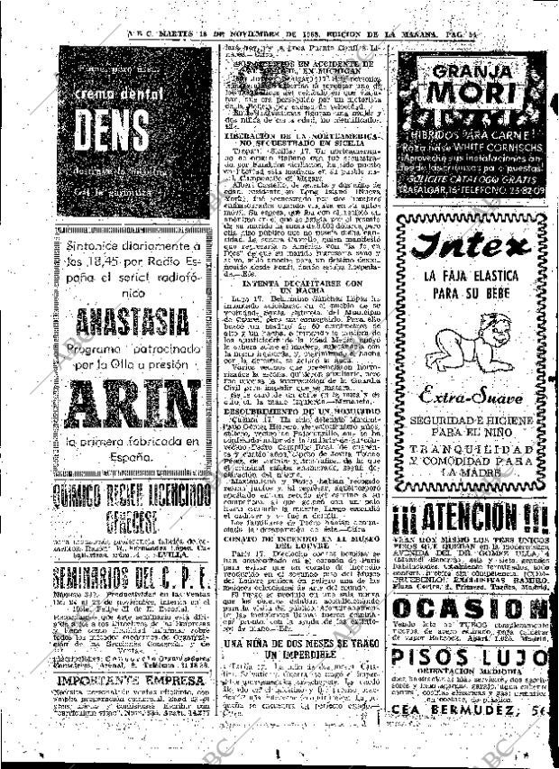 ABC MADRID 18-11-1958 página 54