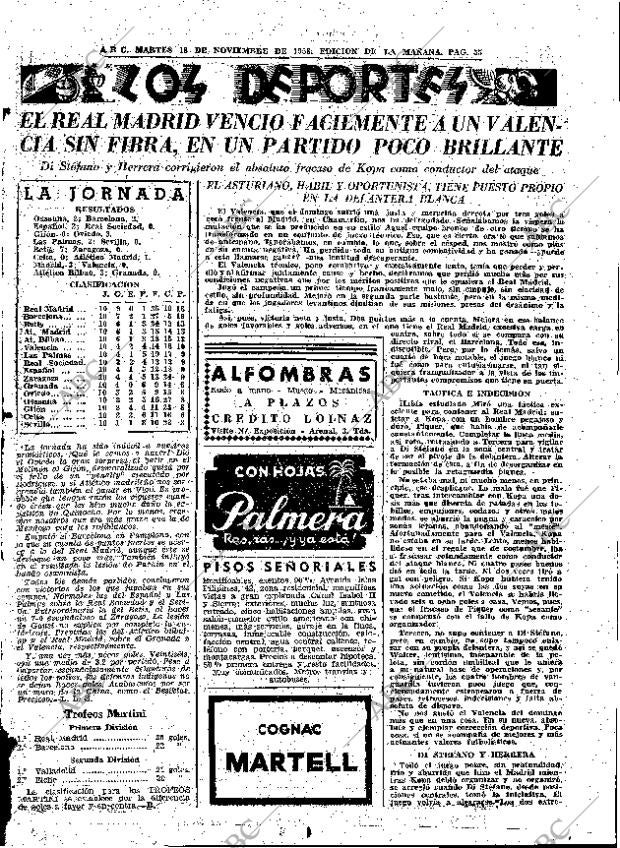 ABC MADRID 18-11-1958 página 55