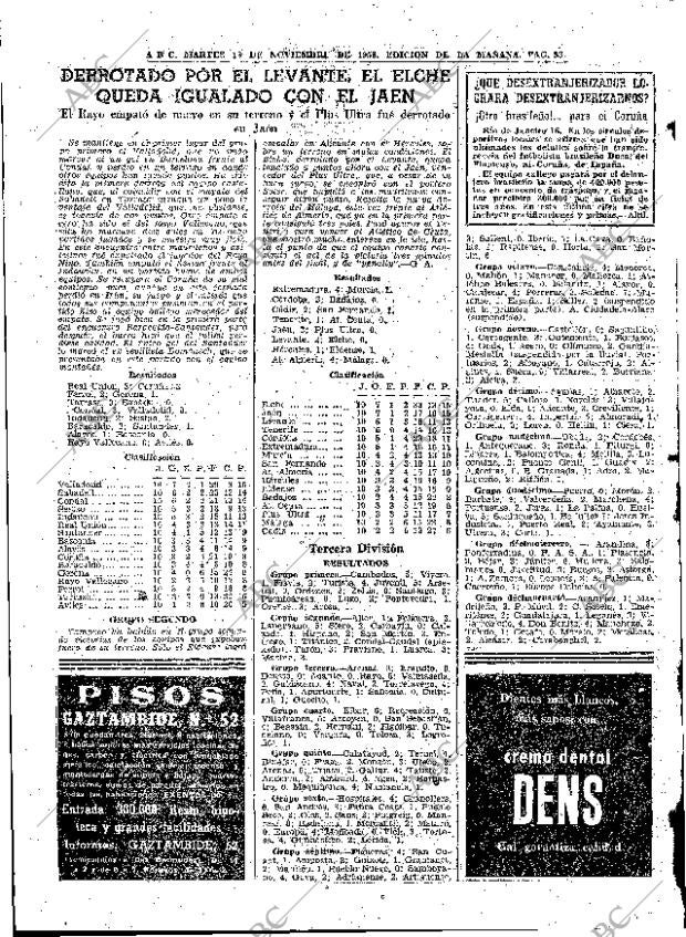 ABC MADRID 18-11-1958 página 58
