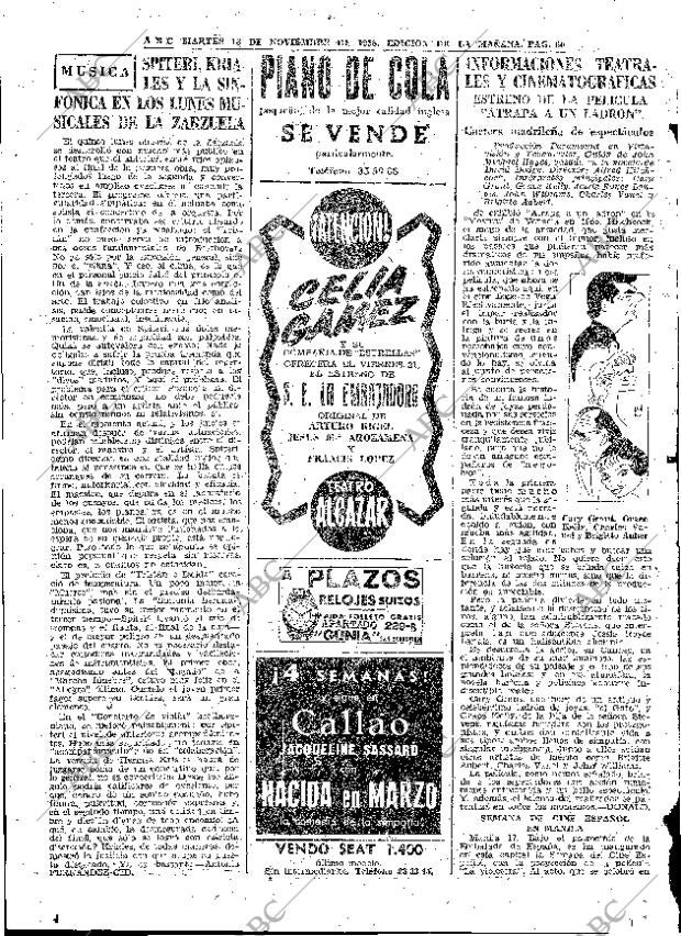 ABC MADRID 18-11-1958 página 60