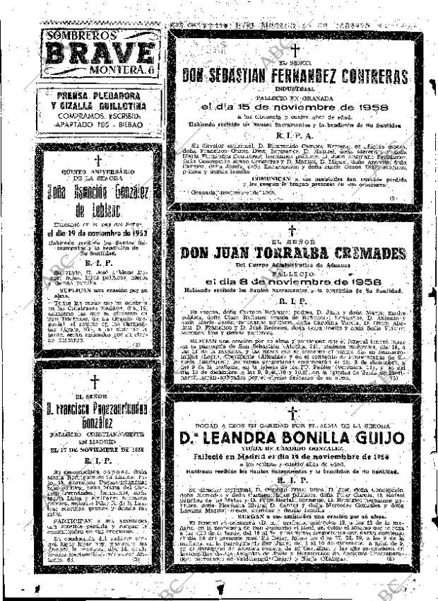 ABC MADRID 18-11-1958 página 72
