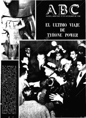 ABC MADRID 19-11-1958 página 1