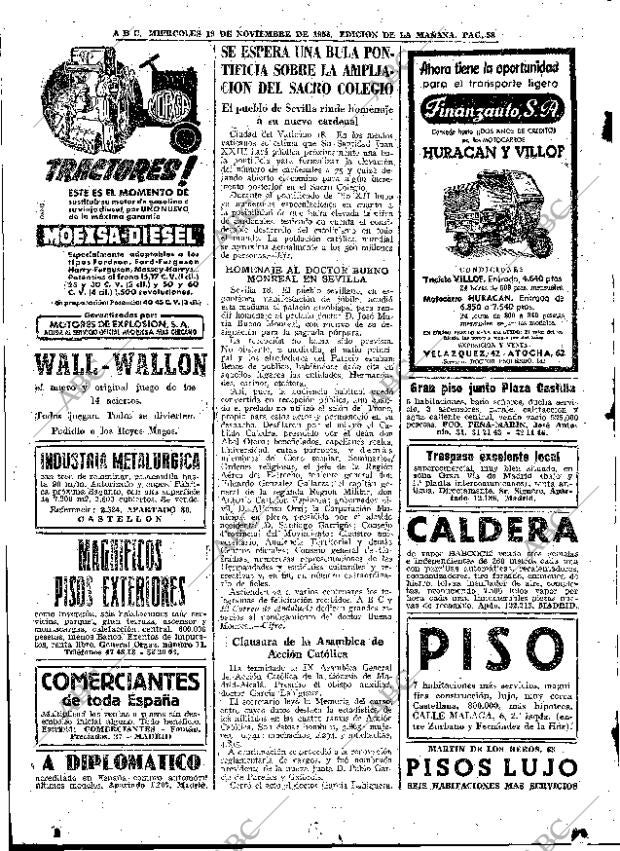 ABC MADRID 19-11-1958 página 58