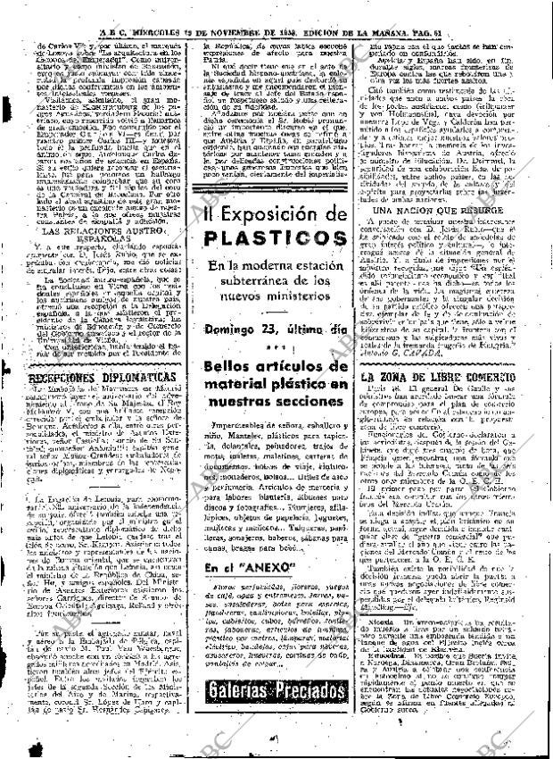 ABC MADRID 19-11-1958 página 61