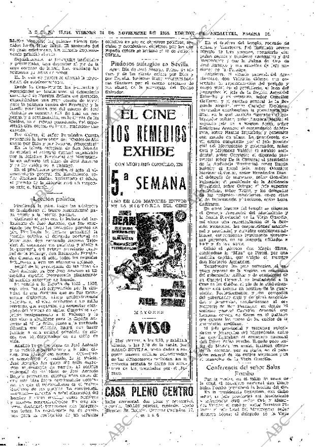 ABC SEVILLA 21-11-1958 página 16