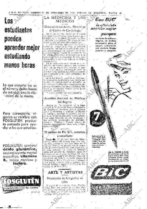 ABC SEVILLA 21-11-1958 página 40