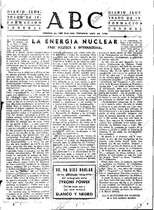 ABC MADRID 22-11-1958 página 3