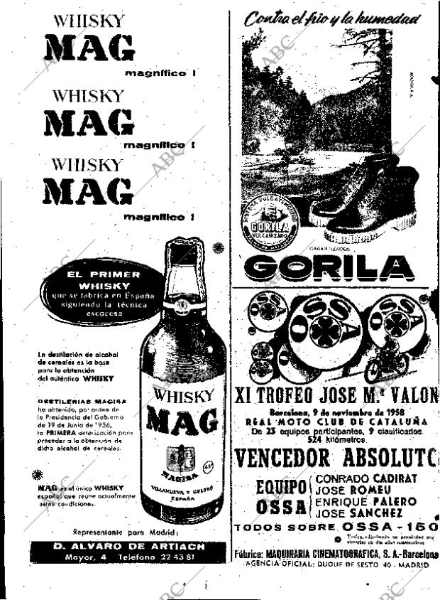 ABC MADRID 22-11-1958 página 42