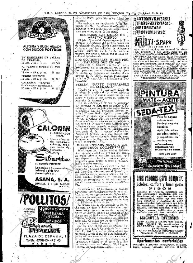 ABC MADRID 22-11-1958 página 48