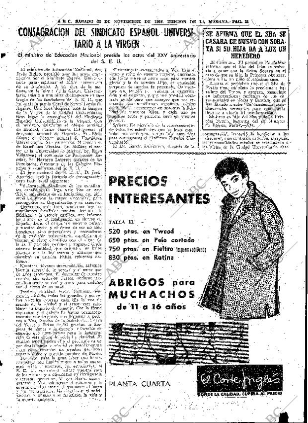 ABC MADRID 22-11-1958 página 51