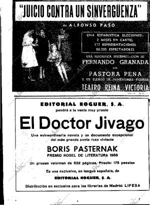 ABC MADRID 22-11-1958 página 6