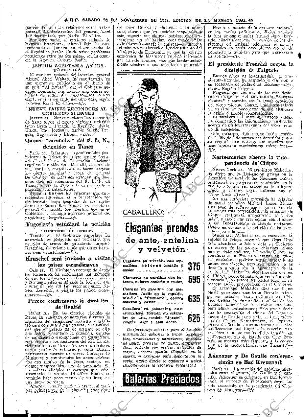 ABC MADRID 22-11-1958 página 60