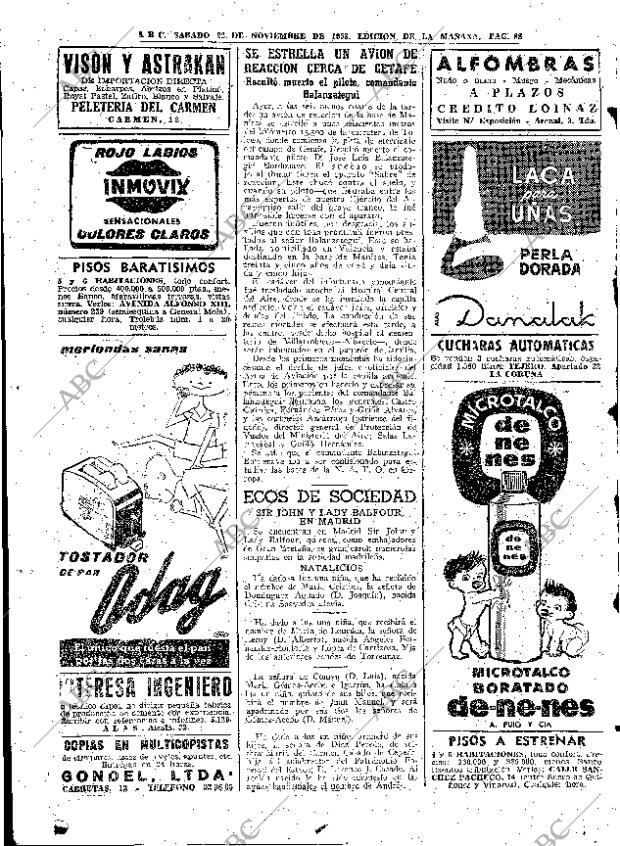 ABC MADRID 22-11-1958 página 68