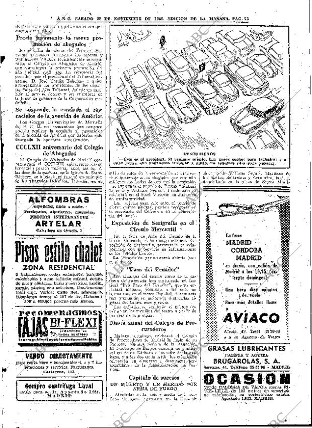 ABC MADRID 22-11-1958 página 73