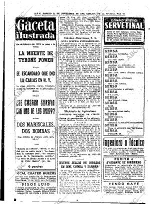 ABC MADRID 22-11-1958 página 76