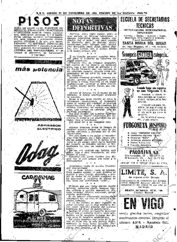 ABC MADRID 22-11-1958 página 78