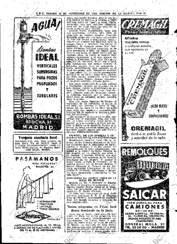 ABC MADRID 22-11-1958 página 80