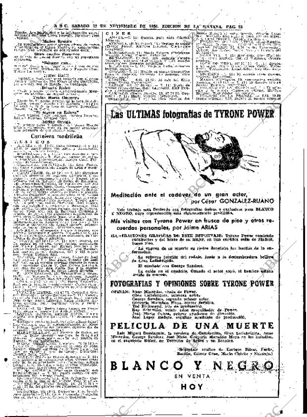 ABC MADRID 22-11-1958 página 83