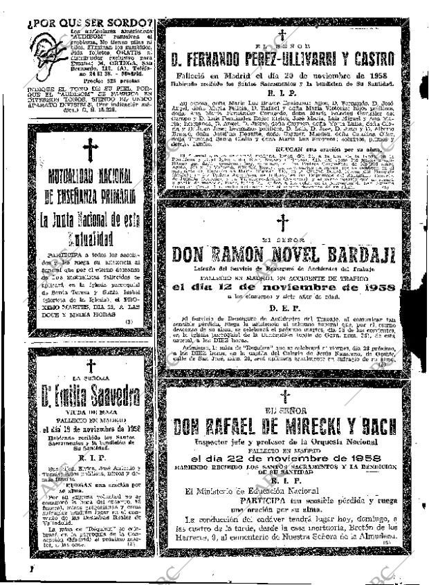 ABC MADRID 23-11-1958 página 116