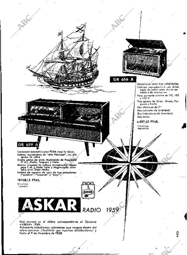ABC MADRID 23-11-1958 página 22