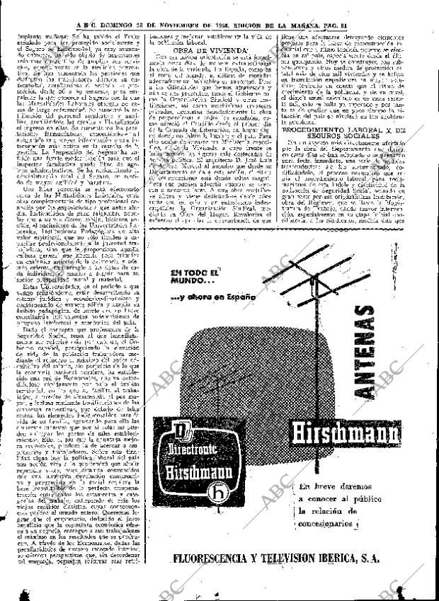ABC MADRID 23-11-1958 página 81
