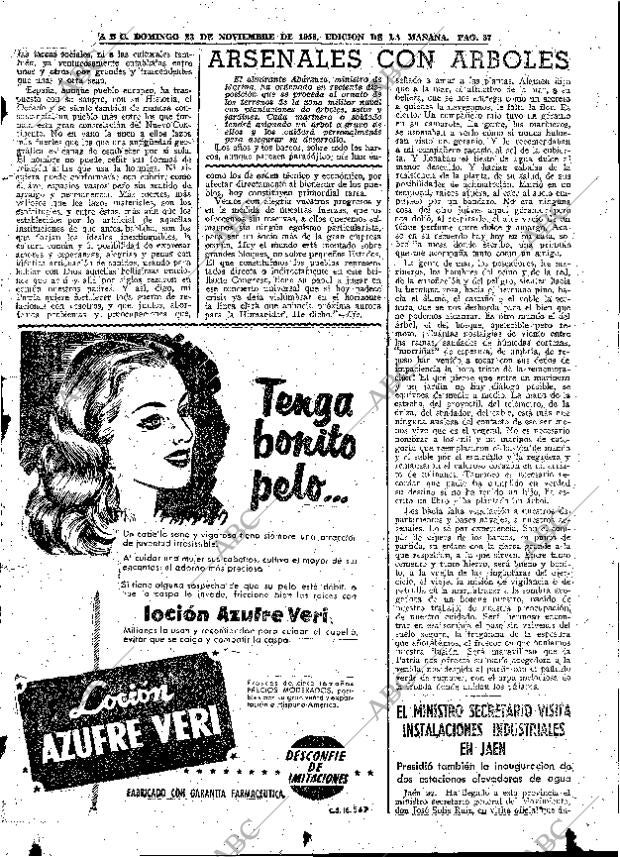 ABC MADRID 23-11-1958 página 87