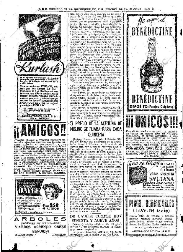 ABC MADRID 23-11-1958 página 88