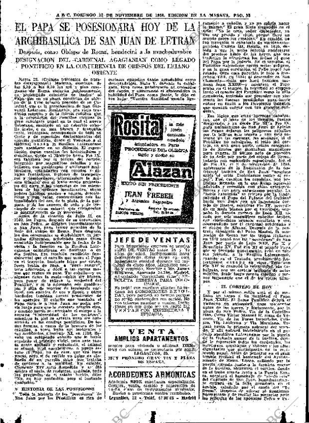 ABC MADRID 23-11-1958 página 93