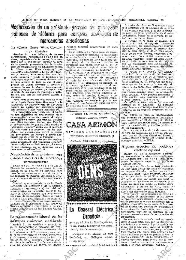 ABC SEVILLA 25-11-1958 página 25
